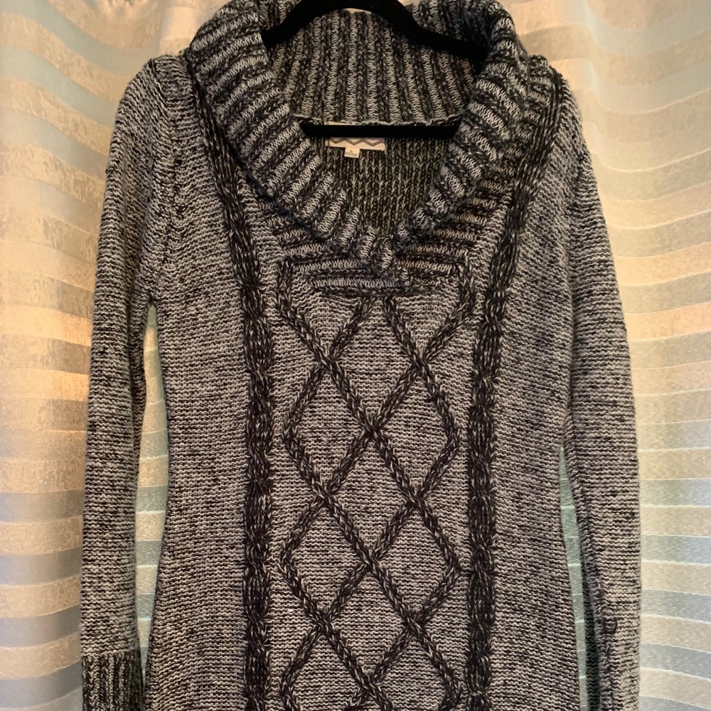 Black and White Sweater Dress